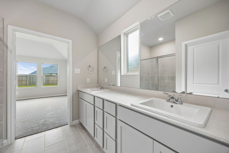 Furnished interior view inside a new home in Riviera Pines, Huffman (Image 9).