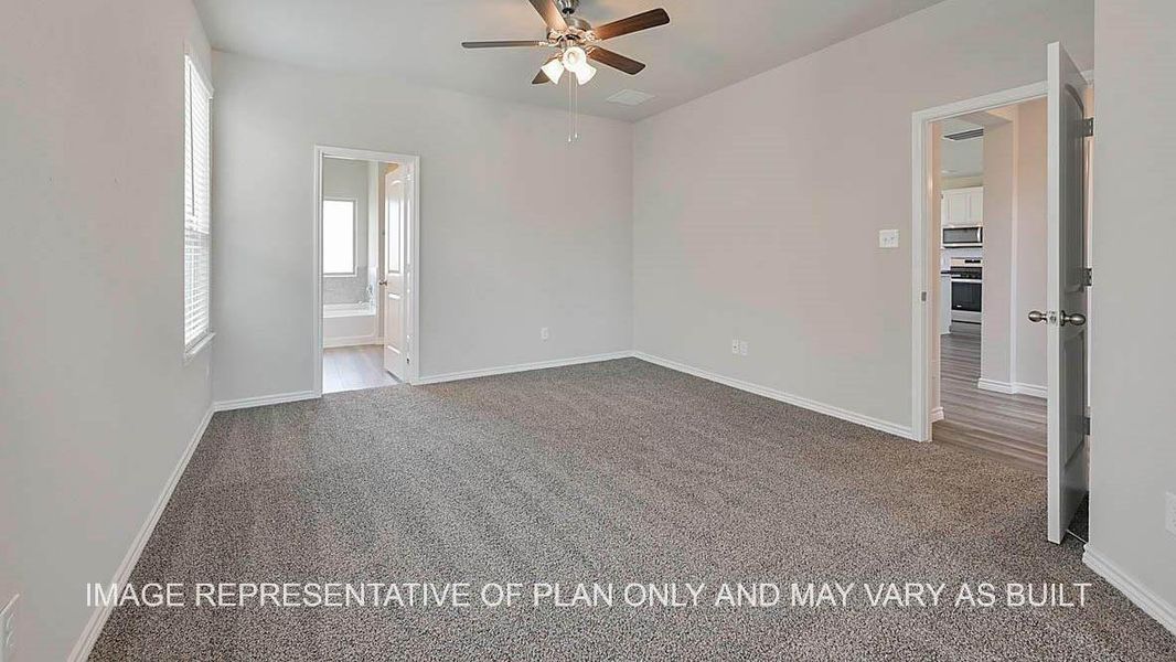 Spacious, unfurnished interior of a new home in Southern Pointe, College Station (Image 20).