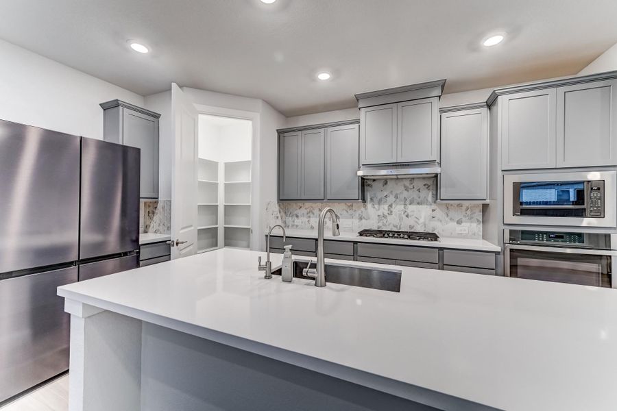 Furnished interior view inside a new home in , Cypress (Image 13).