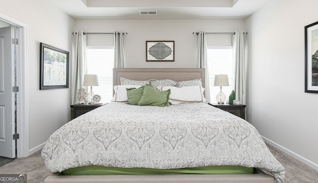 Furnished interior view inside a new home in The Cottages of Silvertown, Thomaston (Image 26).