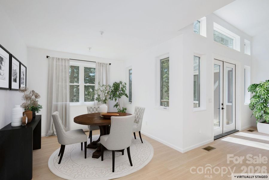 Furnished interior view inside a new home in , Flat Rock (Image 9).
