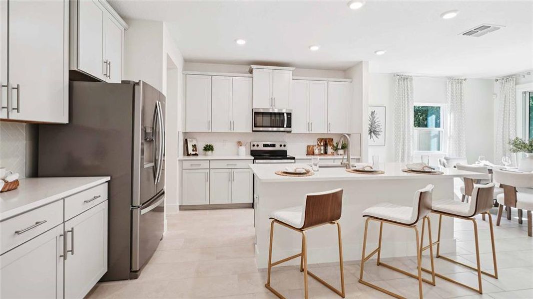 Furnished interior view inside a new home in Buchanan Trails, Newberry (Image 23).