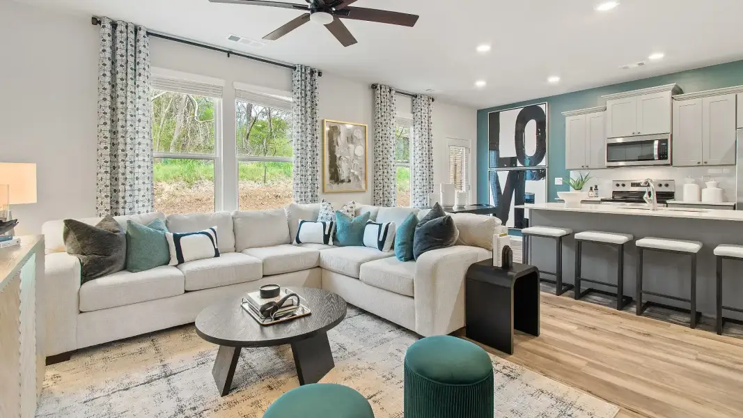 Furnished interior view inside a new home in Diamante, Stockbridge (Image 5).