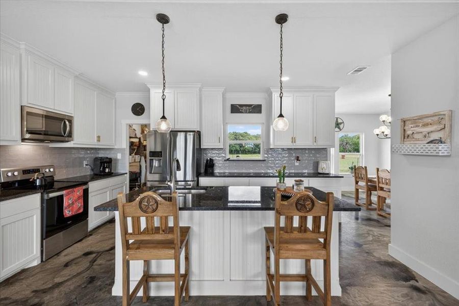 Furnished interior view inside a new home in , Poolville (Image 11).