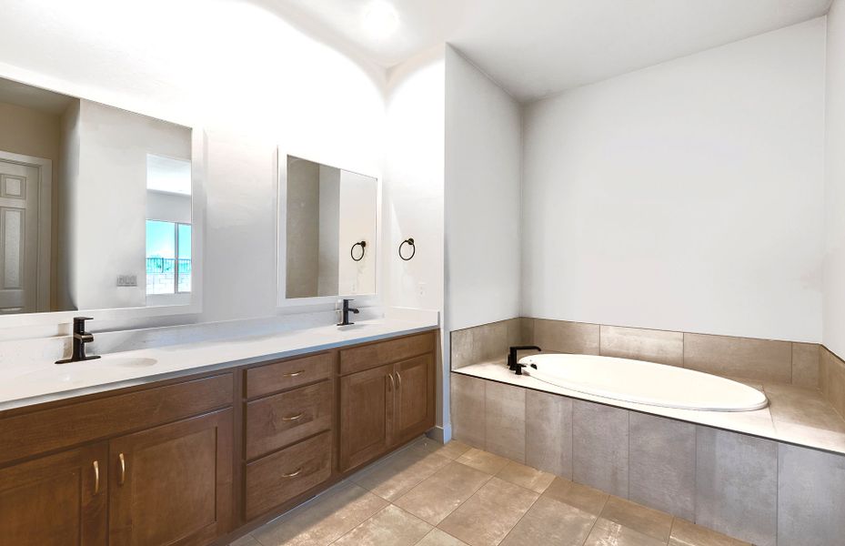 Furnished interior view inside a new home in Vistoso Canyon Estates, Oro Valley (Image 8).