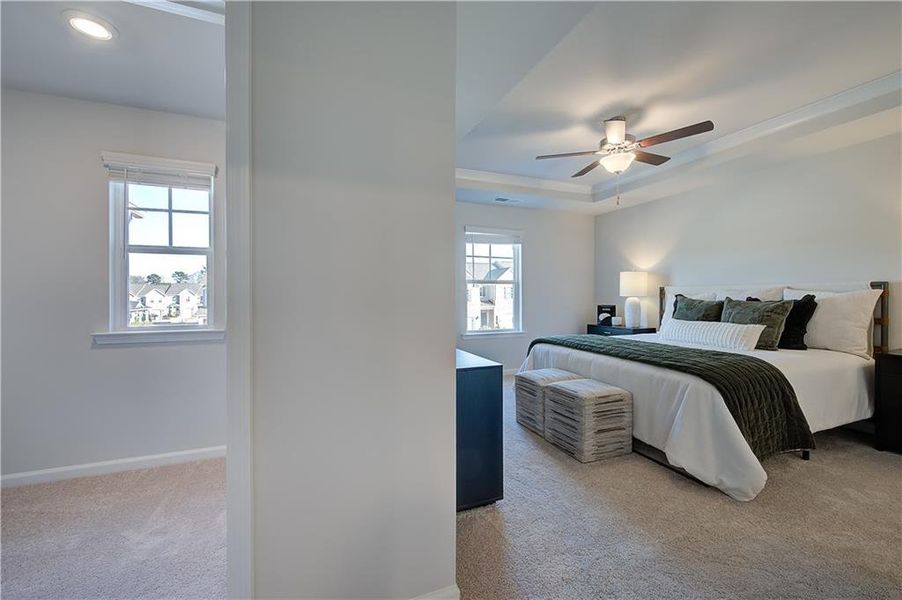 Furnished interior view inside a new home in Avery Landing, McDonough (Image 8).