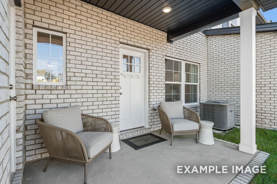 Front exterior of a new home in The Towns at Red River, Gallatin, TN, highlighting curb appeal (Image 41).