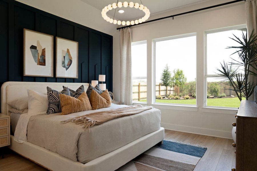 Furnished interior view inside a new home in Lagos Reserve, Manor (Image 36).