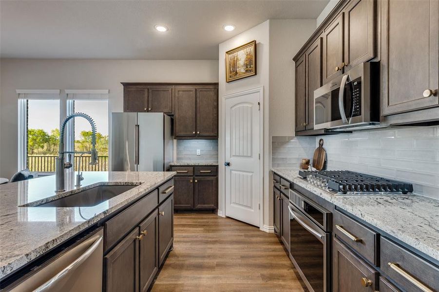 Furnished interior view inside a new home in , Haslet (Image 11).