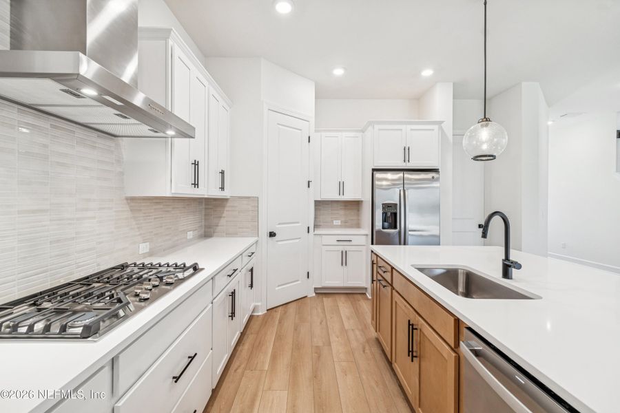 Furnished interior view inside a new home in Granville at eTown 38', Jacksonville (Image 6). Furnished interior view inside a new home in Granville at eTown 38', Jacksonville (Image 6).