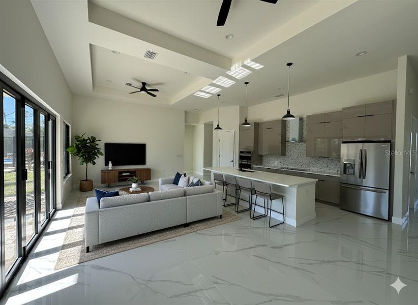 Furnished interior view inside a new home in , North Port (Image 6).