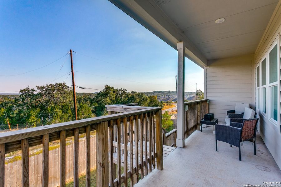 Exterior details and patio area of a home in Johnson Ranch: Westfield Collection, Bulverde (Image 14). Exterior details and patio area of a home in Johnson Ranch: Westfield Collection, Bulverde (Image 14).