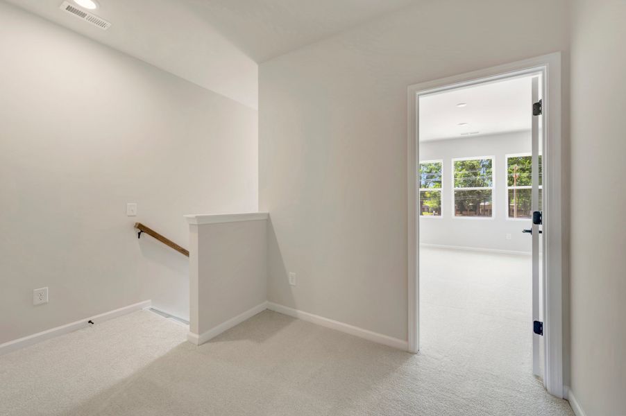 Spacious, unfurnished interior of a new home in Amplitude, Charlotte (Image 18). Spacious, unfurnished interior of a new home in Amplitude, Charlotte (Image 18).