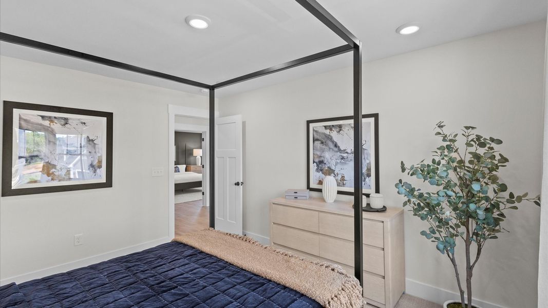 Representative furnished interior of a home built from the Stonefield by DRB Homes in Wells Crossing, Seneca (Image 32).