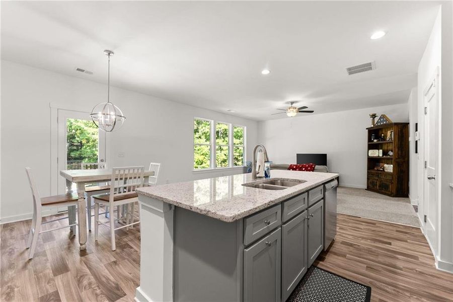 Furnished interior view inside a new home in Ellington Farms, Statham (Image 34).