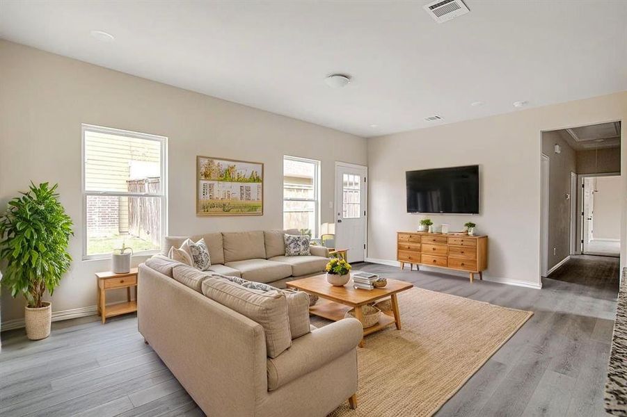 Furnished interior view inside a new home in , Fort Worth (Image 5).
