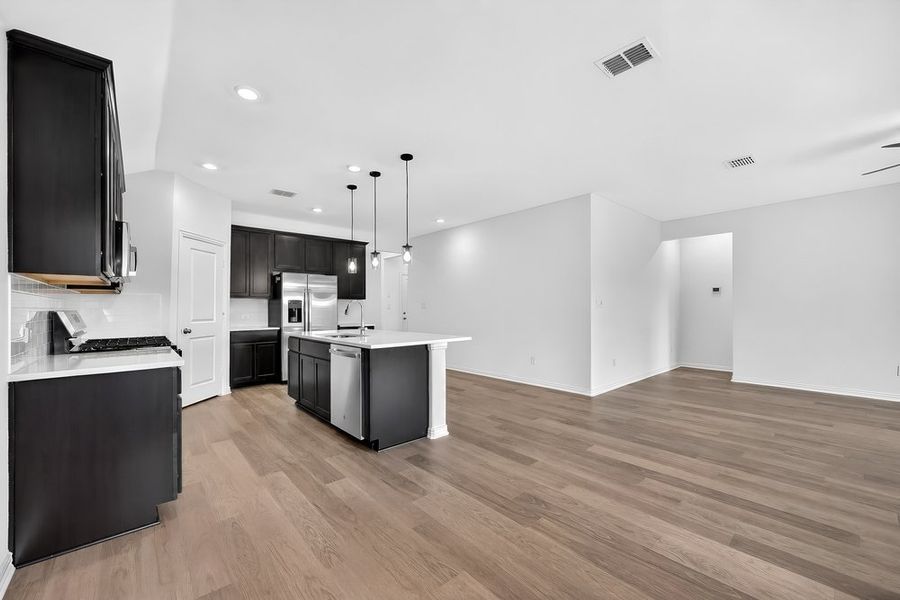 Furnished interior view inside a new home in Parks at Foster Crossing, Anna (Image 13).