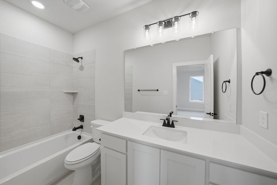 Furnished interior view inside a new home in Park Place - 80' Lots, Prosper (Image 15). Furnished interior view inside a new home in Park Place - 80' Lots, Prosper (Image 15).