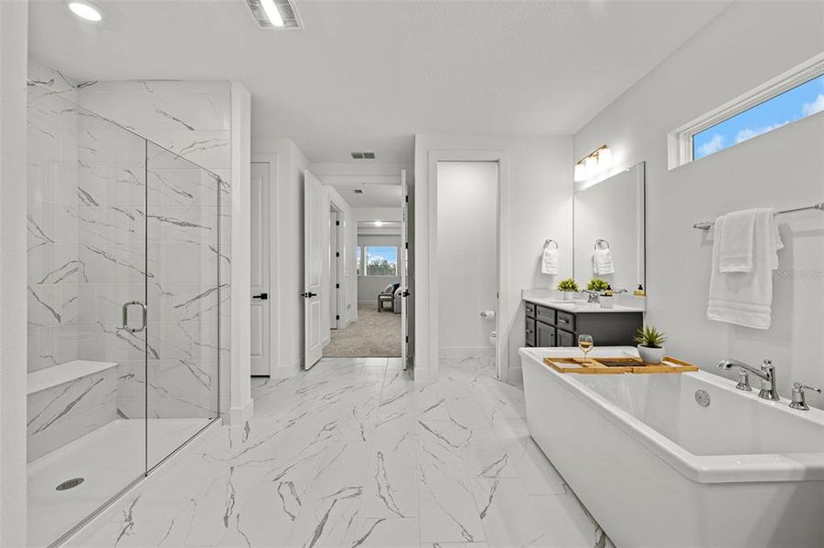 Furnished interior view inside a new home in , Wesley Chapel (Image 35).