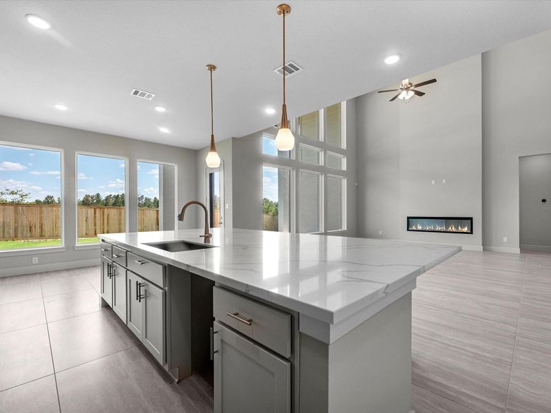 Furnished interior view inside a new home in Kresston, Montgomery (Image 11).
