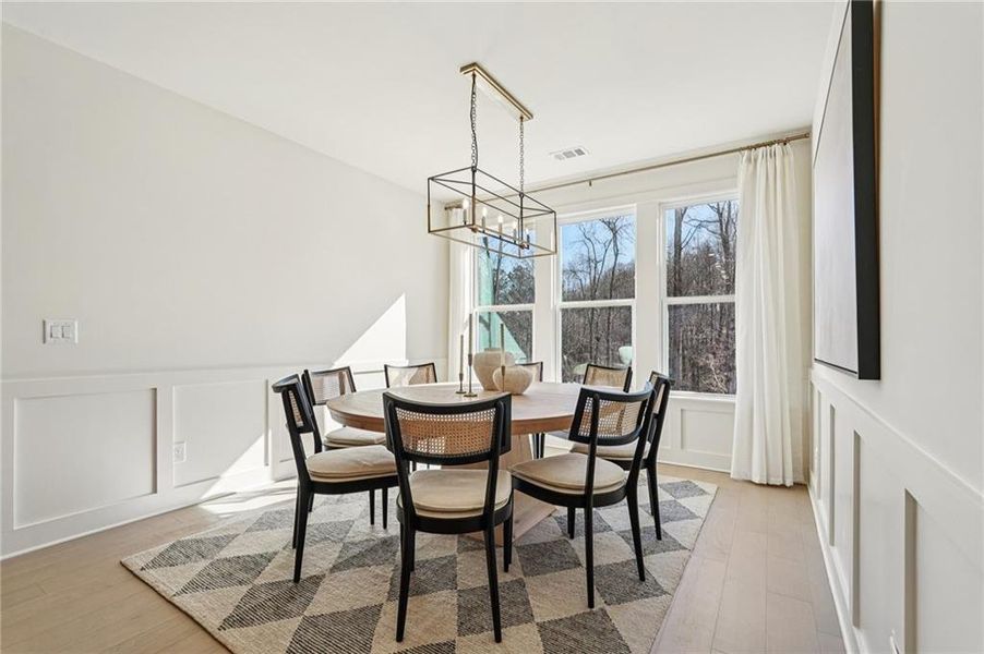 Furnished interior view inside a new home in Fireside Farms, Dawsonville (Image 47).