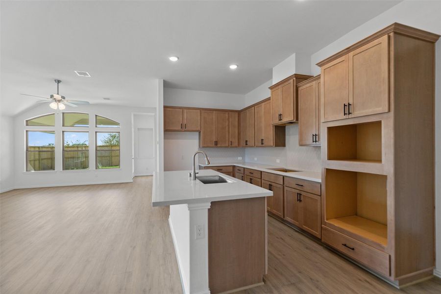 Furnished interior view inside a new home in Oakwood Estates, Waller (Image 9).