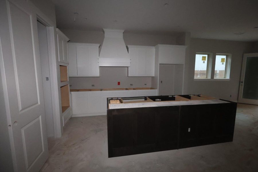 In-progress construction of a new home in ARTAVIA 45' Homesites, Conroe, TX (Image 10).