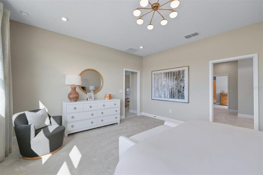 Furnished interior view inside a new home in , Clermont (Image 9).