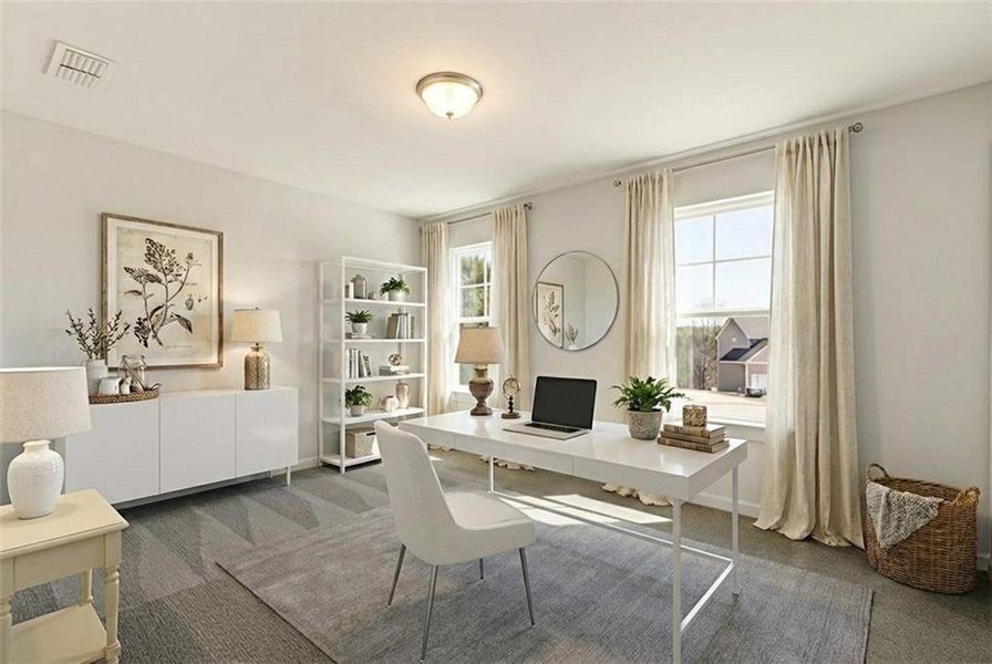 Furnished interior view inside a new home in High Shoals, Dallas (Image 7).