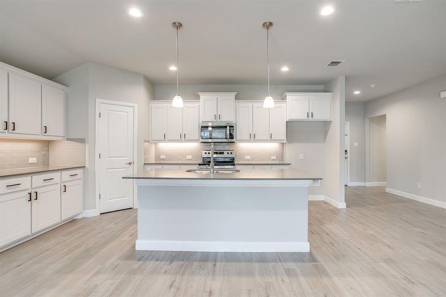 Furnished interior view inside a new home in , Burleson (Image 3).