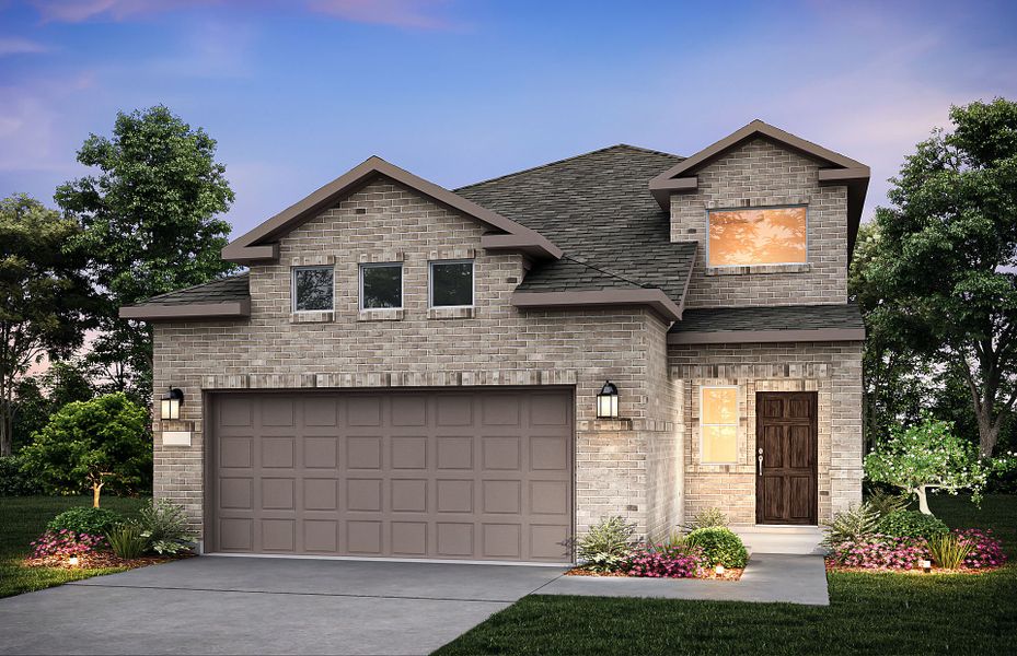 The Fentress, a 2-story new construction home showing Home Exterior TR201