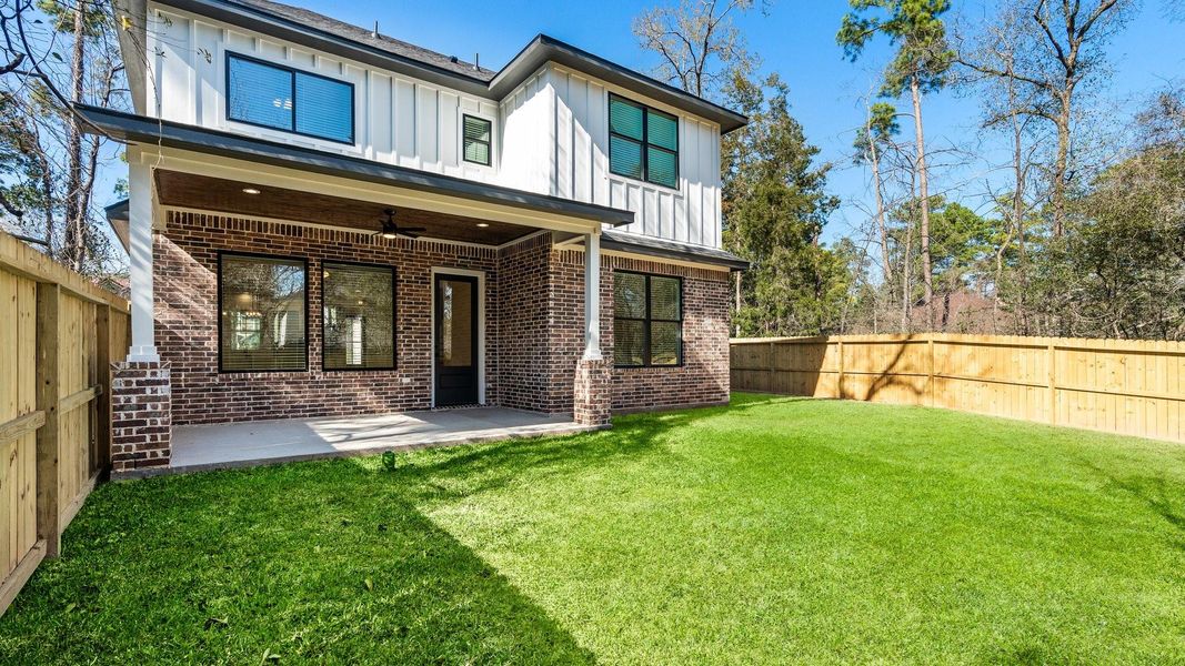 Exterior details and patio area of a home in , Montgomery (Image 22). Exterior details and patio area of a home in , Montgomery (Image 22).