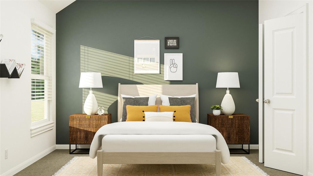 Furnished interior view inside a new home in Lively Ranch: Brookstone Collection, Georgetown (Image 5).