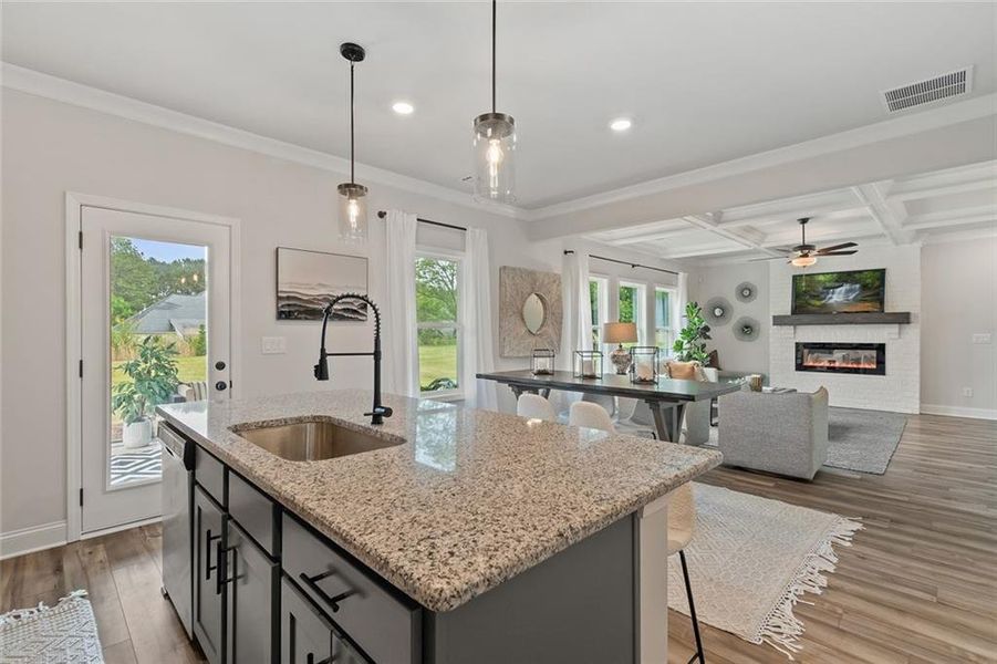 Furnished interior view inside a new home in Summerlin, Winder (Image 14).