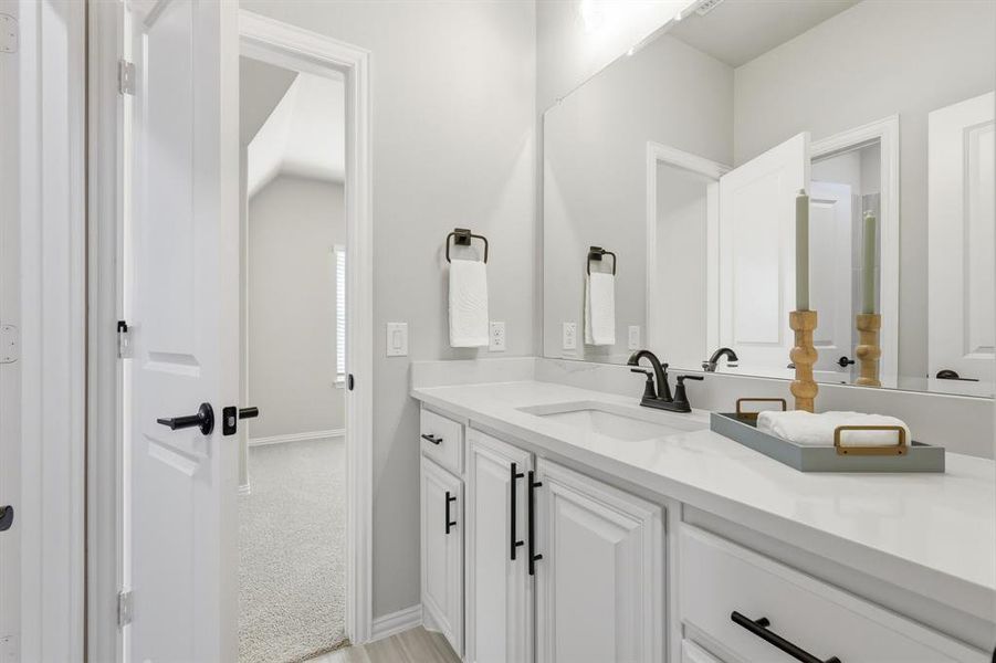 Furnished interior view inside a new home in Union Park, Little Elm (Image 18). Furnished interior view inside a new home in Union Park, Little Elm (Image 18).
