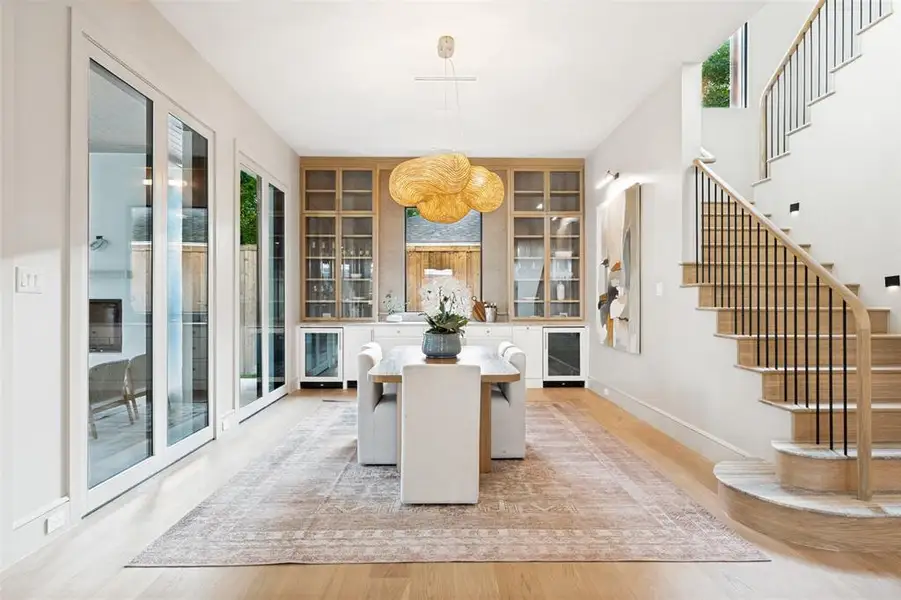 Furnished interior view inside a new home in , Dallas (Image 27).