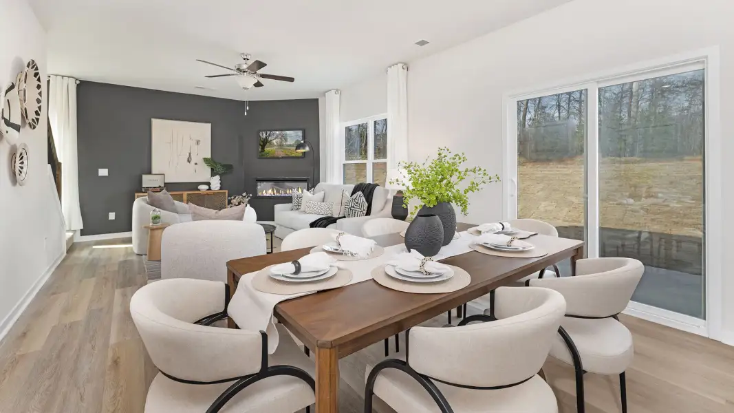 Furnished interior view inside a new home in Bristol Terrace, Statesville (Image 7).