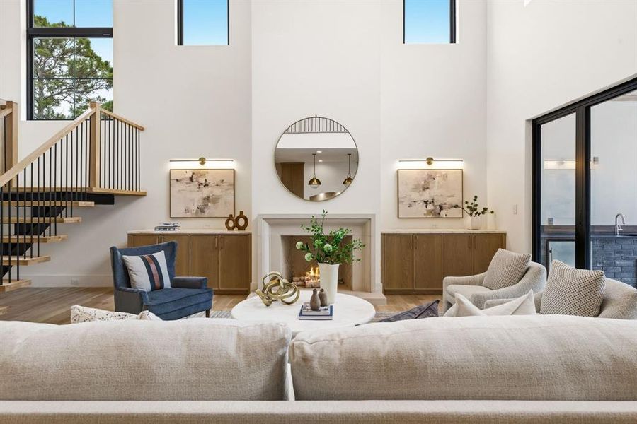 Furnished interior view inside a new home in , Dallas (Image 14).
