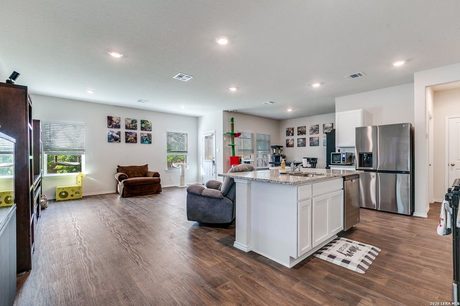 Furnished interior view inside a new home in Redbird Ranch, San Antonio (Image 10).