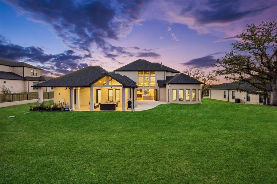 Exterior details and patio area of a home in , Flower Mound (Image 23).