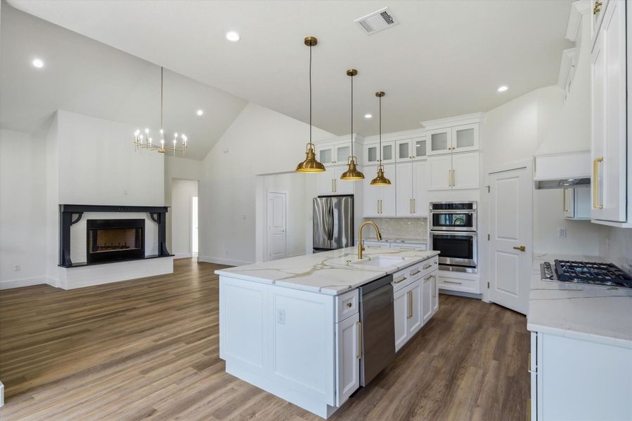 Furnished interior view inside a new home in , Canton (Image 7). Furnished interior view inside a new home in , Canton (Image 7).