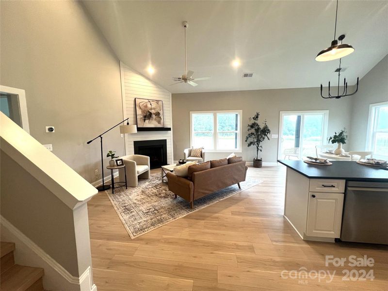 Open, Airy Plan with custom finishes & great flow!