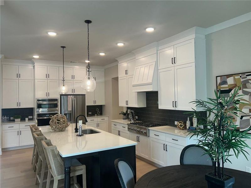 Furnished interior view inside a new home in Sierra Lake, Cumming (Image 16).