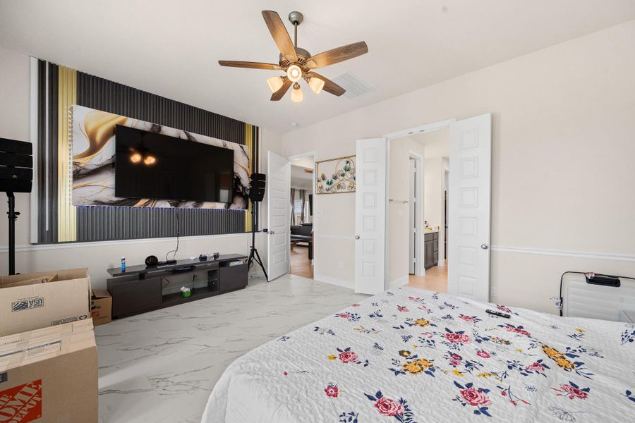 Furnished interior view inside a new home in Marvida, Cypress (Image 26).