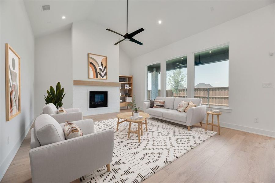 Furnished interior view inside a new home in Hillside Village, Celina (Image 5).