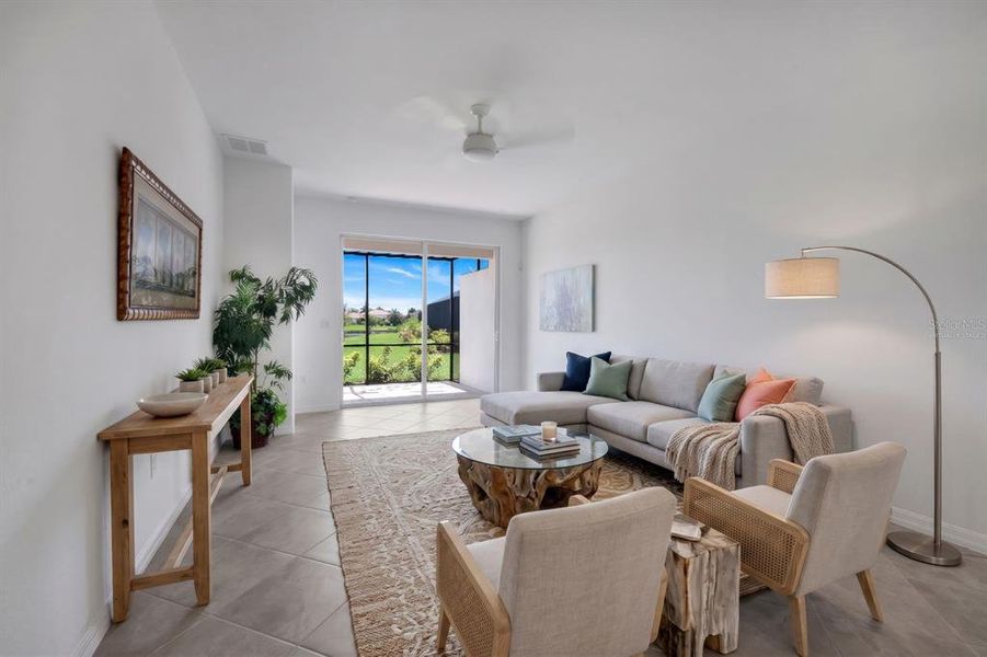 Furnished interior view inside a new home in , Naples (Image 10). Furnished interior view inside a new home in , Naples (Image 10).