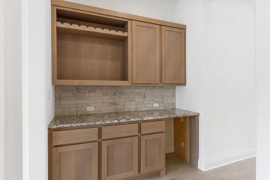 Furnished interior view inside a new home in Wolf Ranch West Bend - 70', Georgetown (Image 8).