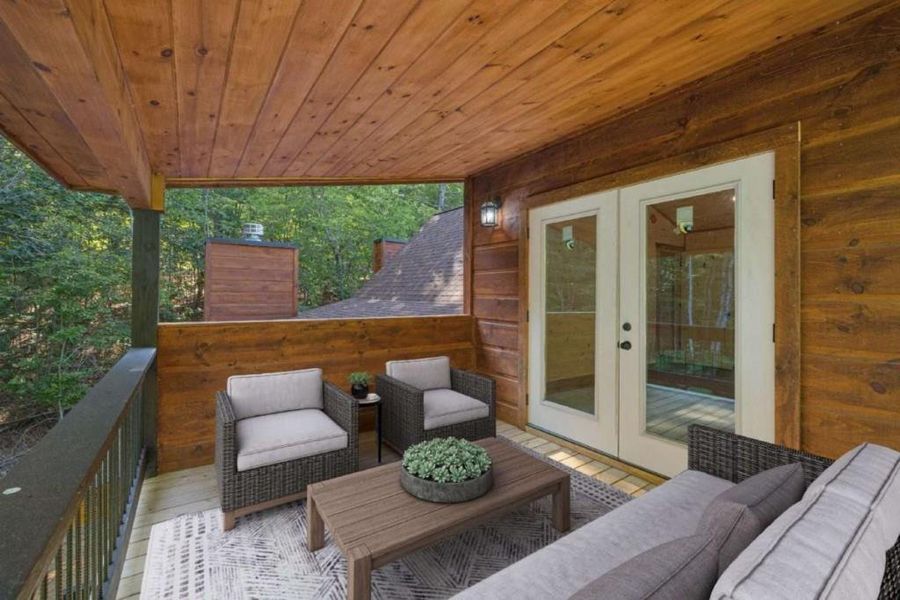 Furnished interior view inside a new home in , Blue Ridge (Image 22). Furnished interior view inside a new home in , Blue Ridge (Image 22).