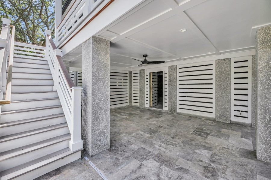 Exterior details and patio area of a home in , Isle Of Palms (Image 38).