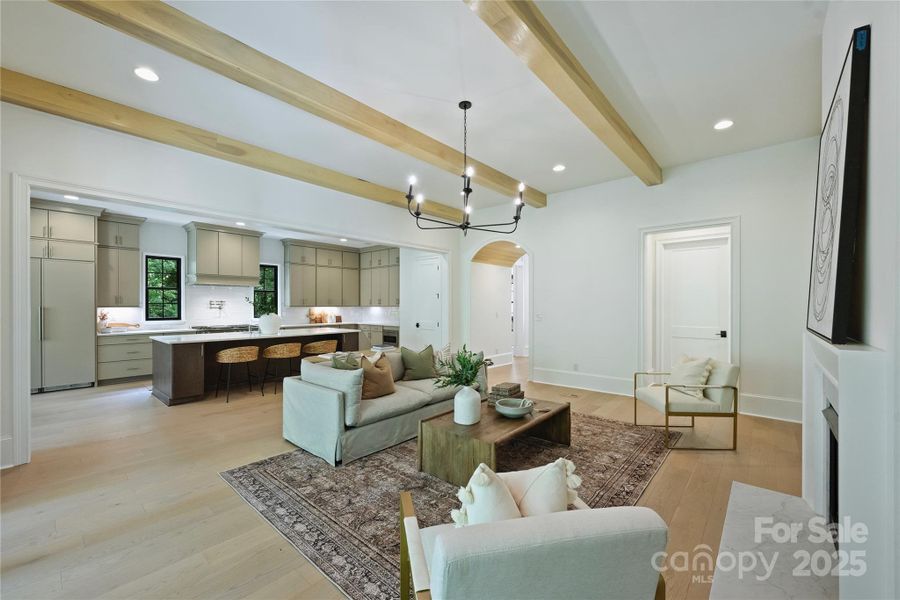 Furnished interior view inside a new home in , Charlotte (Image 9).